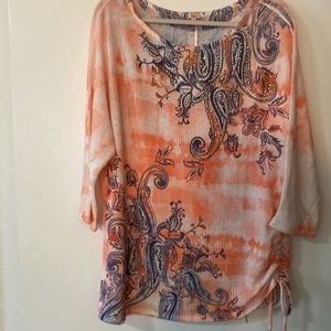 Reba beautiful sweater top. Size 2X